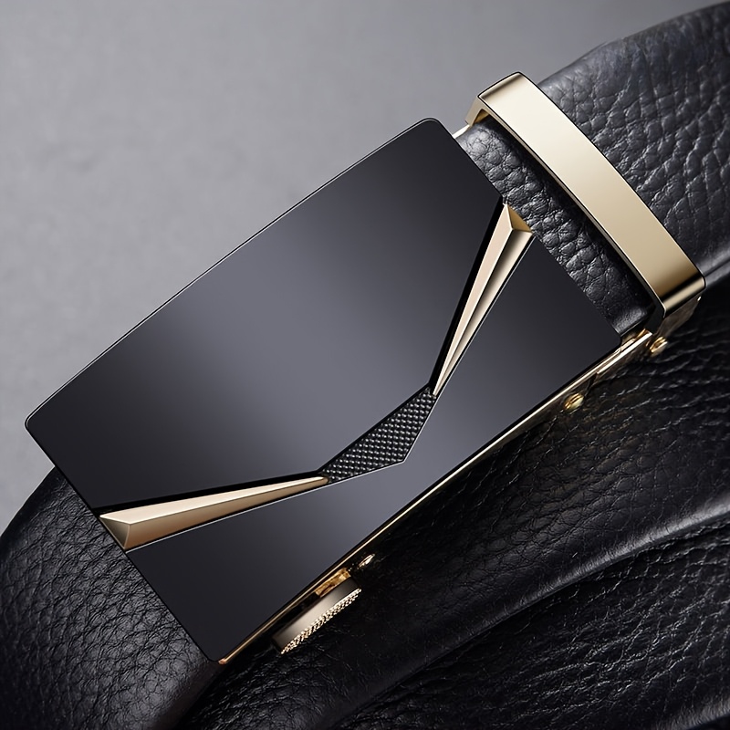 2pcs Men's Automatic Buckle Belts