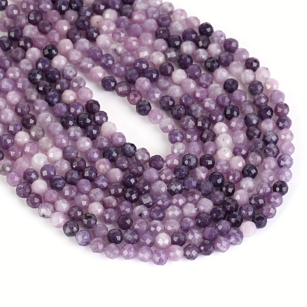 

Lilac Beads 2mm-4mm - Natural Stone Round Spacer Beads For Making, Bracelets & Necklaces - 15" Strand By Lomuine