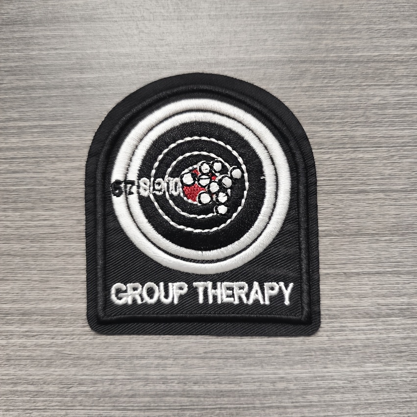 Tactical Team Relax&combat Morale Embroidered Badge, Iron-on/sew-on/applique Embroidered Patch, Suitable For Jeans, Jackets, Hats, Backpacks, Creative Gifts And Festival Decorations.