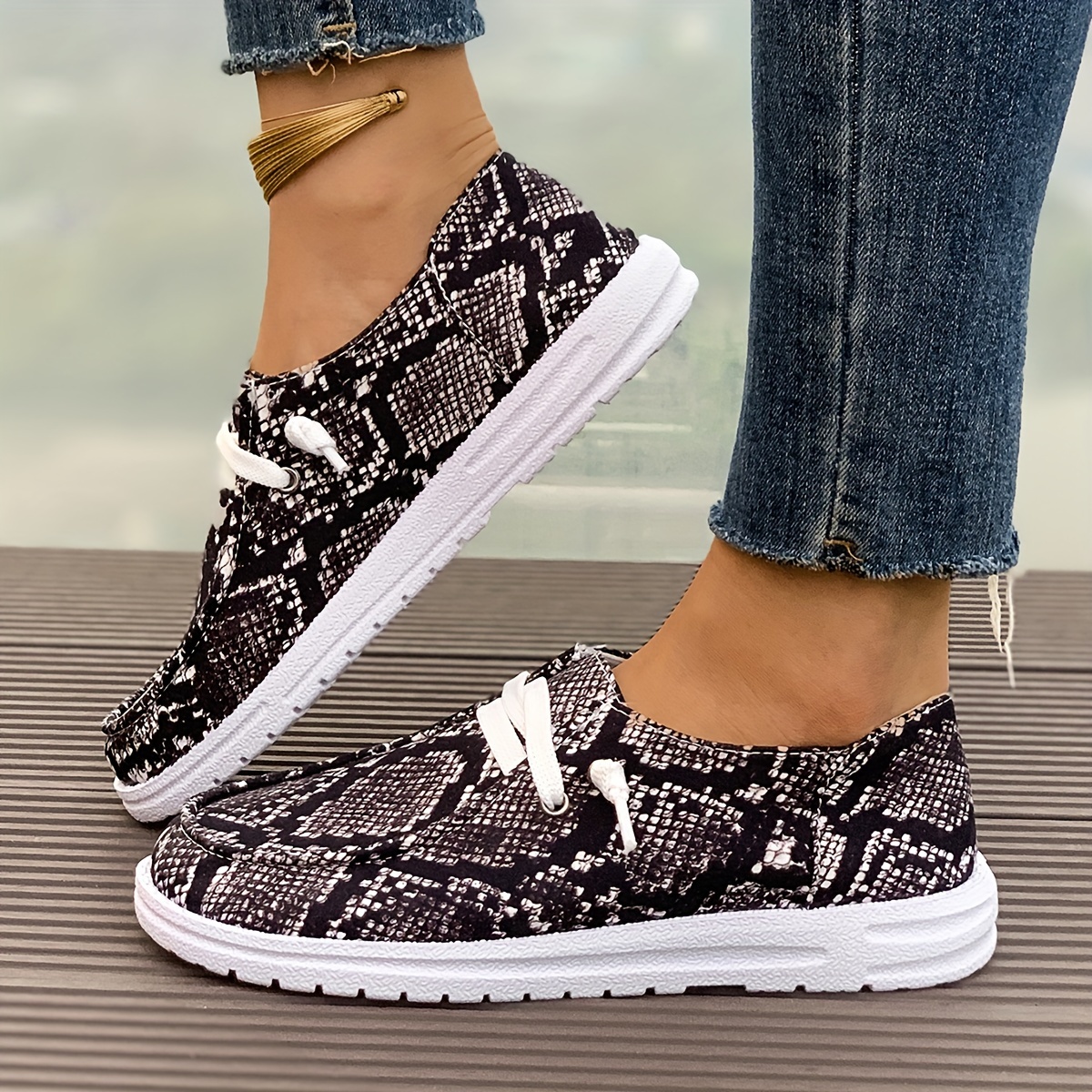 women's fashion sneakers vibrant snake light beige paisley Temu