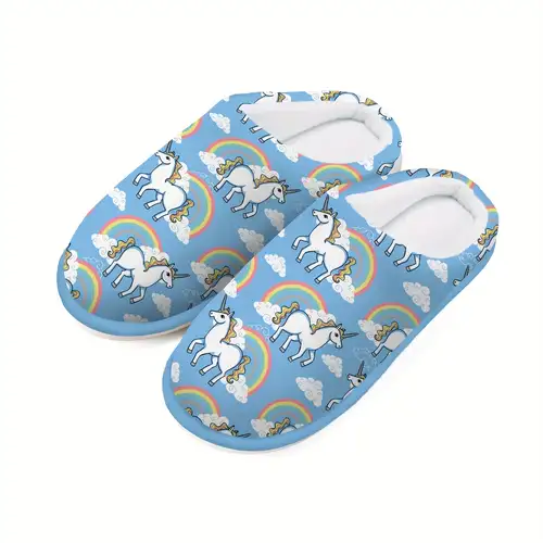 Pantofole Unicorno Morbide - Pantofole Peluche Con Orecchie Per Ragazze E Donne - Foto 8