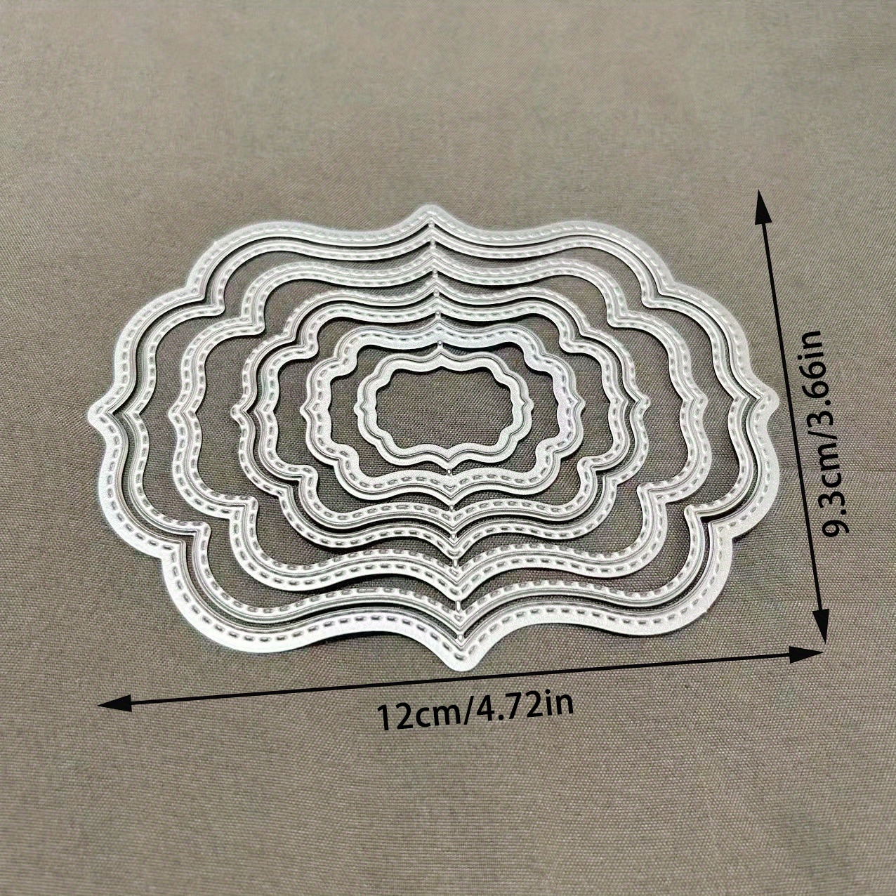 E-shop 1 Set Kreative Etikettkarten Metall Schneidstempel, Scrapbooking Prägungs Schablonen, Handgemachte Grußkarten Herstellung Metall Stanzformen,