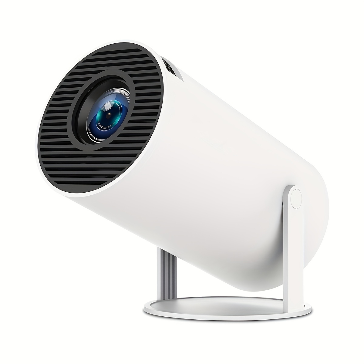 Mini Projector Hy300pro - Local Resolution 720p, Supports 1080p, Wifi 6, Bt 5.3, 180° Adjustable Viewing Angle, , Portable Design, With Remote Control