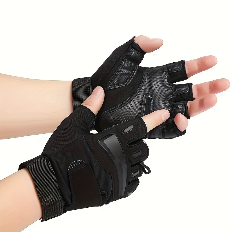 

Half-finger Gloves For Men And Women, Non-slip Breathable Outdoor Training Sports Riding Bicycle Locomotive Thin Gloves