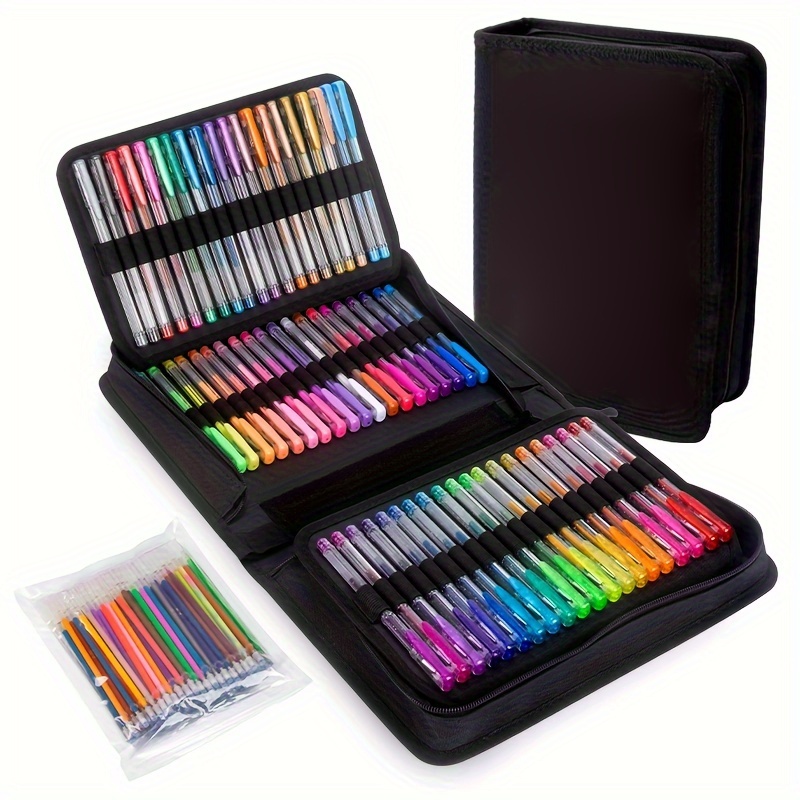 

Ensemble de stylos à encre gel multicolore avec recharges, non , idéal pour les étudiants, les et les bricolages DIY - Matériau plastique , pointe standard, plumes