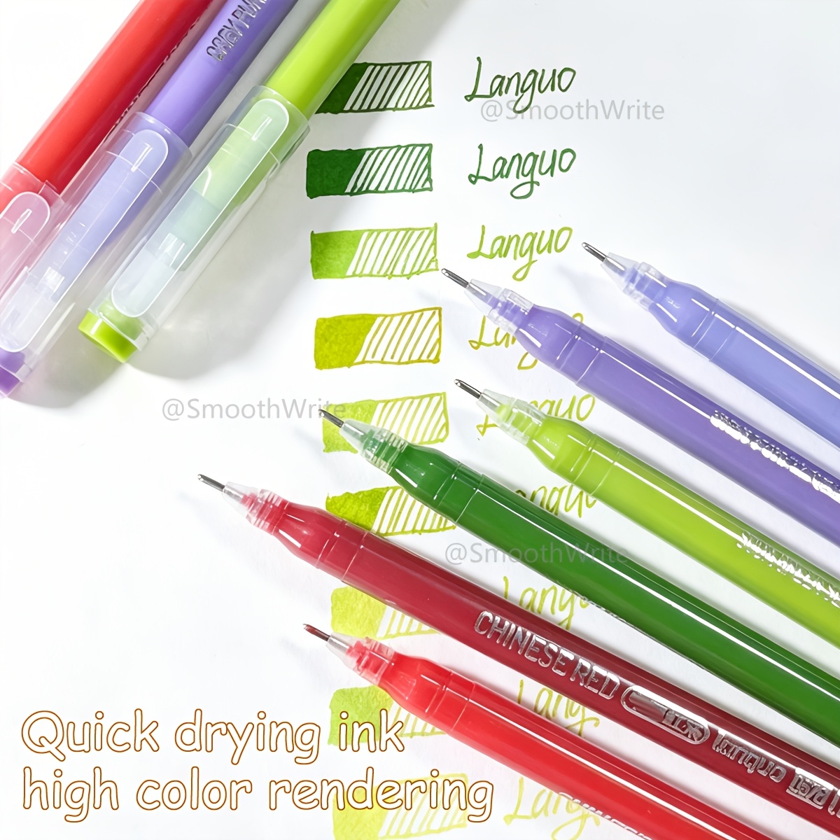 LANGUO Colored Gel Pens Set with 243/290pcs for Smooth Writing