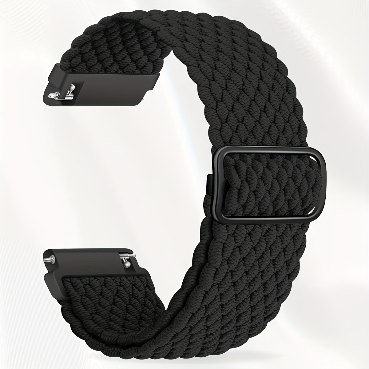 TEMU Correa de Reloj Elástica Tejida en Nylon con Cierre de - Cómoda y , Compatible con for Samsung Galaxy Watch 7/6/5/4/Active 2 & Classic (40-47mm)