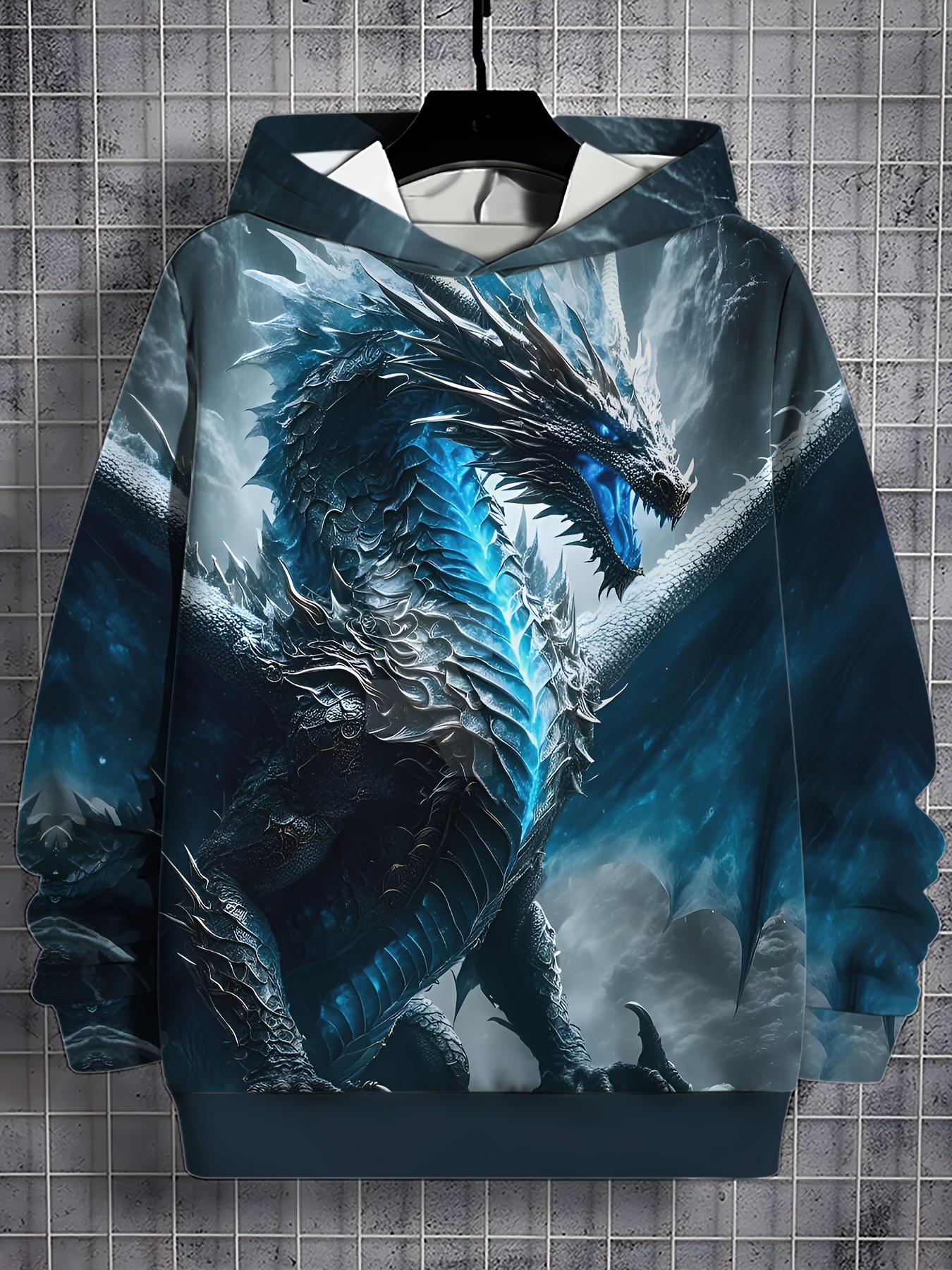 3d dragon hoodie hotsell