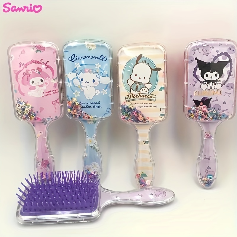 1pc Cute Anime Hairdressing Comb Anti static Paddle Hair Comb Cartoon Pattern Hair Comb For All Hair Types