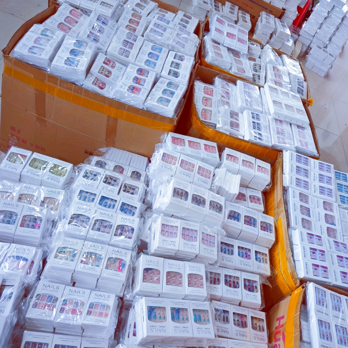 TEMU 96pcs Of Assorted Nail Designs, Featuring Solid Colors, French Tips, Cute Styles, Minimalist And Trendy Fake Nails, Y2k Designs, Gothic Nails, Multi-colored Options, Mix-and-match Styles