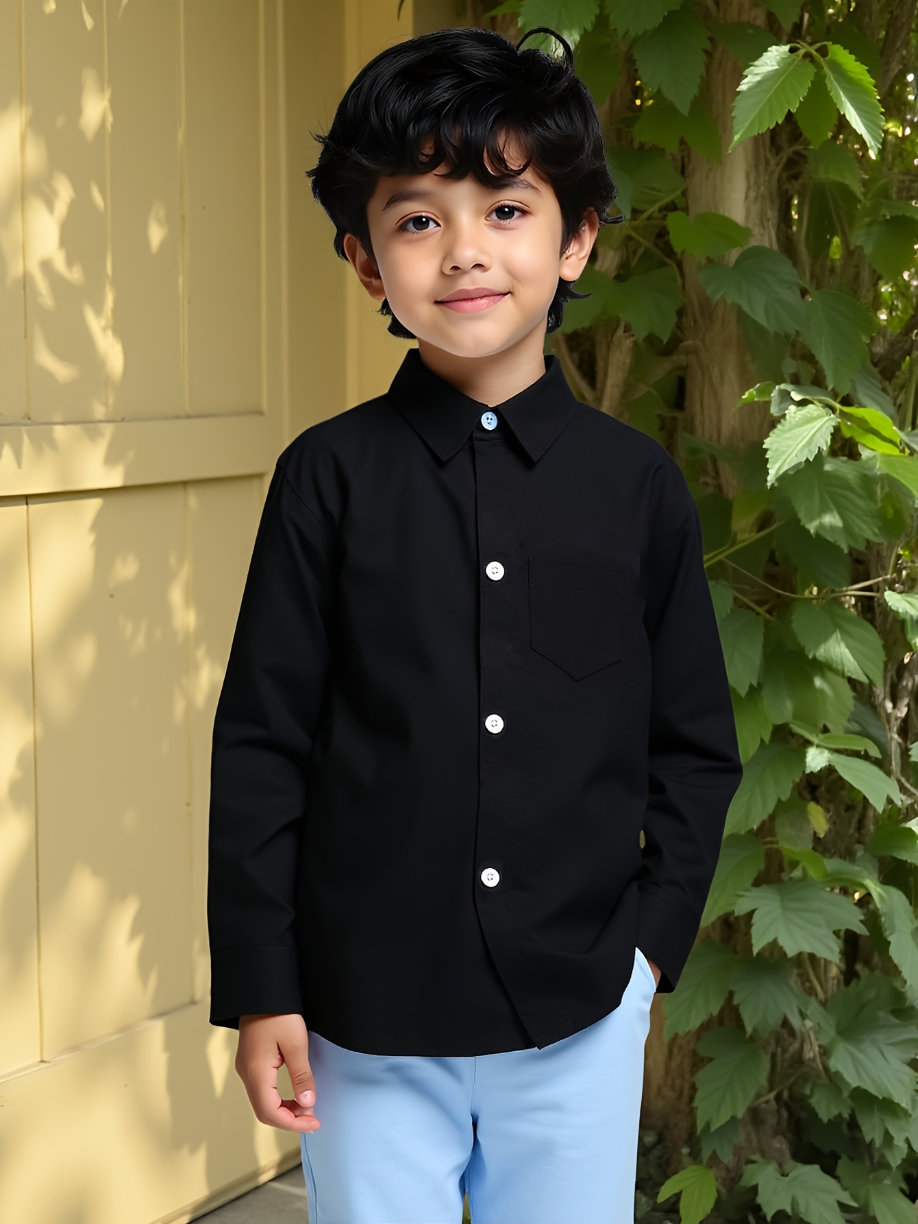 sachin and babi light blue dress Boys' Dress Shirts