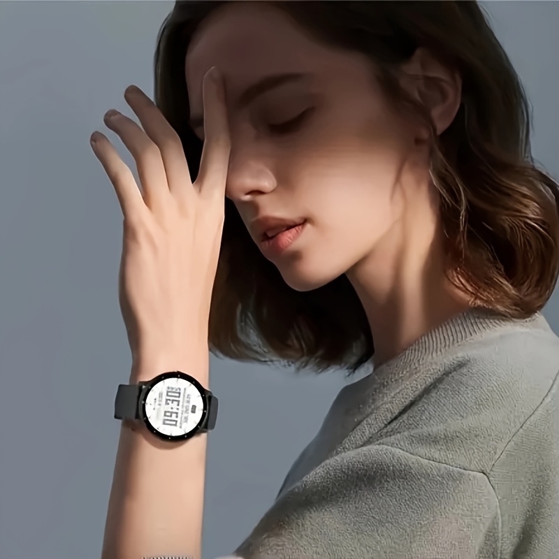 Smart Watch for Women Men 3.25cm Full Touchscreen Fitness Tracker with 100+ Sport Modes, Wireless Calling, Multifunctional Activity Tracker for iPhone And Android, Black