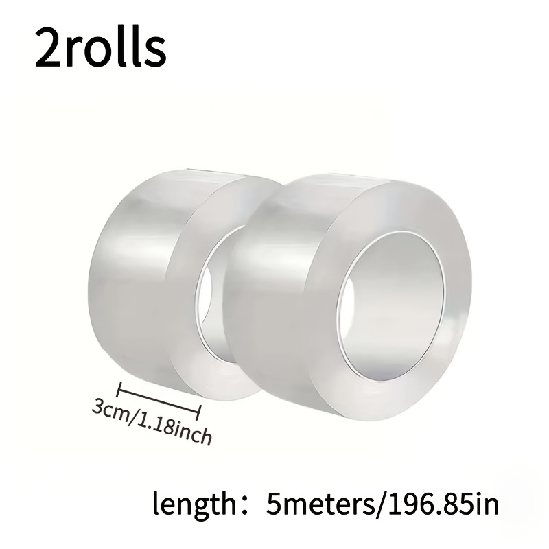 Single-sided Nano Waterproof Tape, Kitchen And Bathroom Sealing Strip, Transparent Durable Material, Sink Edge Seal, Suitable For Home, Restaurant, Kitchen, And Bathroom, Waterproof Sealing Tape