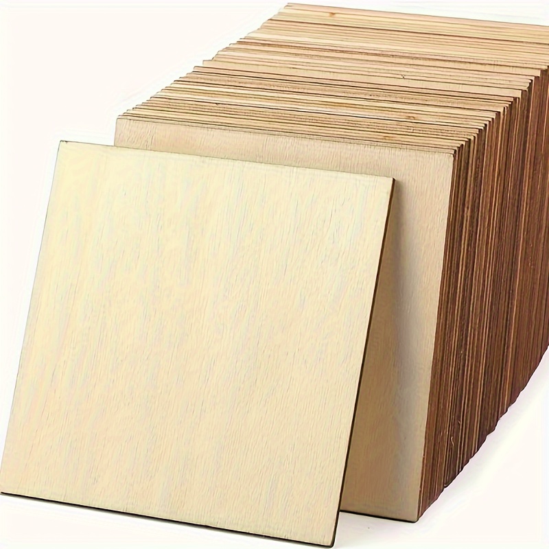 10pcs Of Wooden Home Decor For Popular Projects, Where You Can Your To Paint, Perfect For Holiday Decorations, Indoor Decor, Family Gathering Decorations, And Party Ornaments