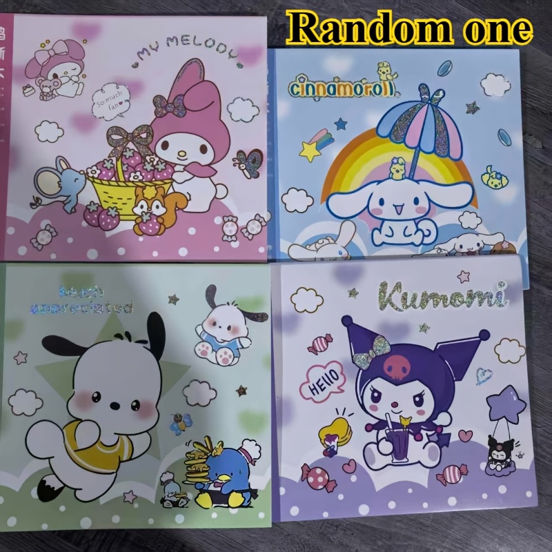 TEMU Drawing Sketchbook A4 Thick Blank Drawing Pad Kuromi Cute Doodle Sketchbook For Drawing