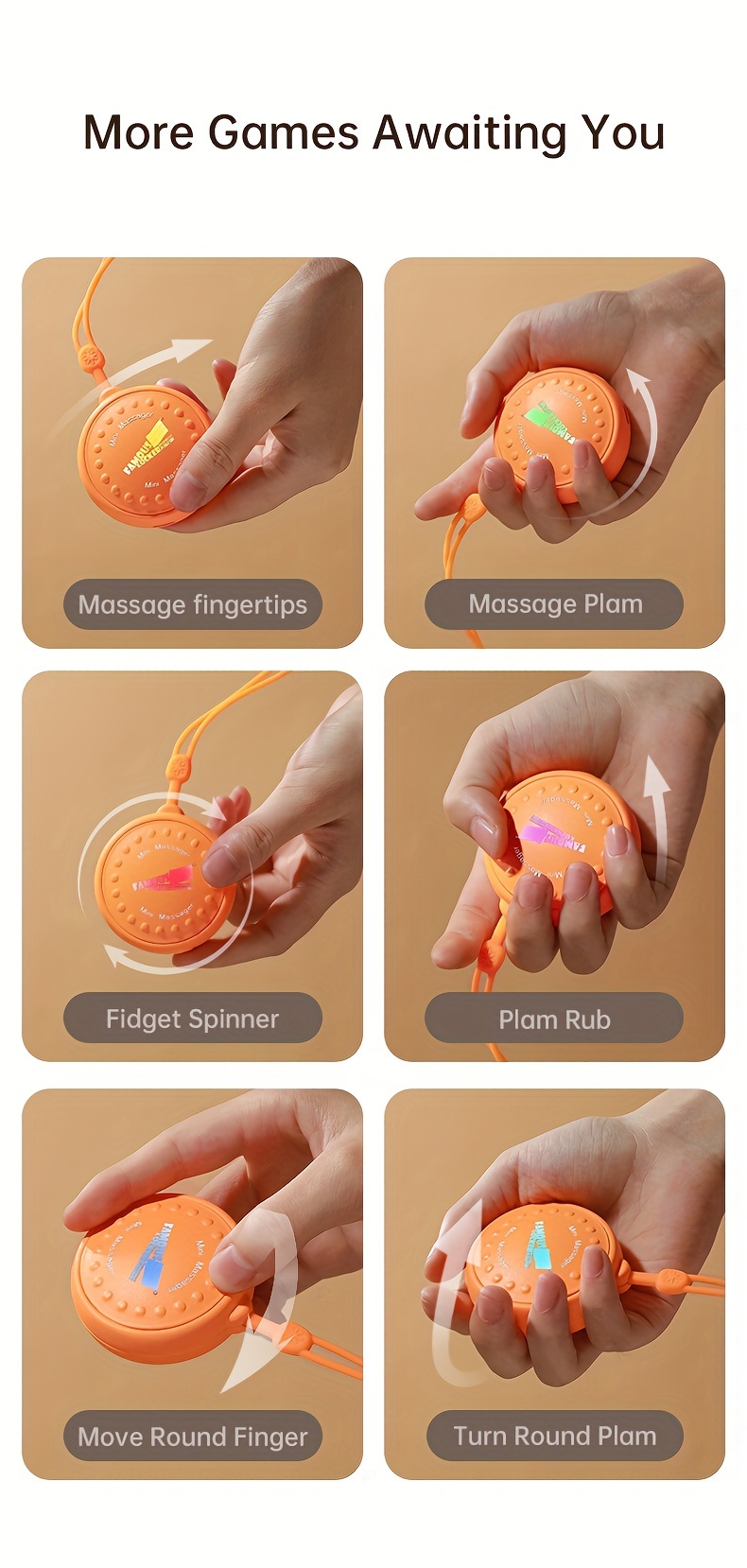 Mini Portable Massager Hand Massage Instrument Full Body - Temu