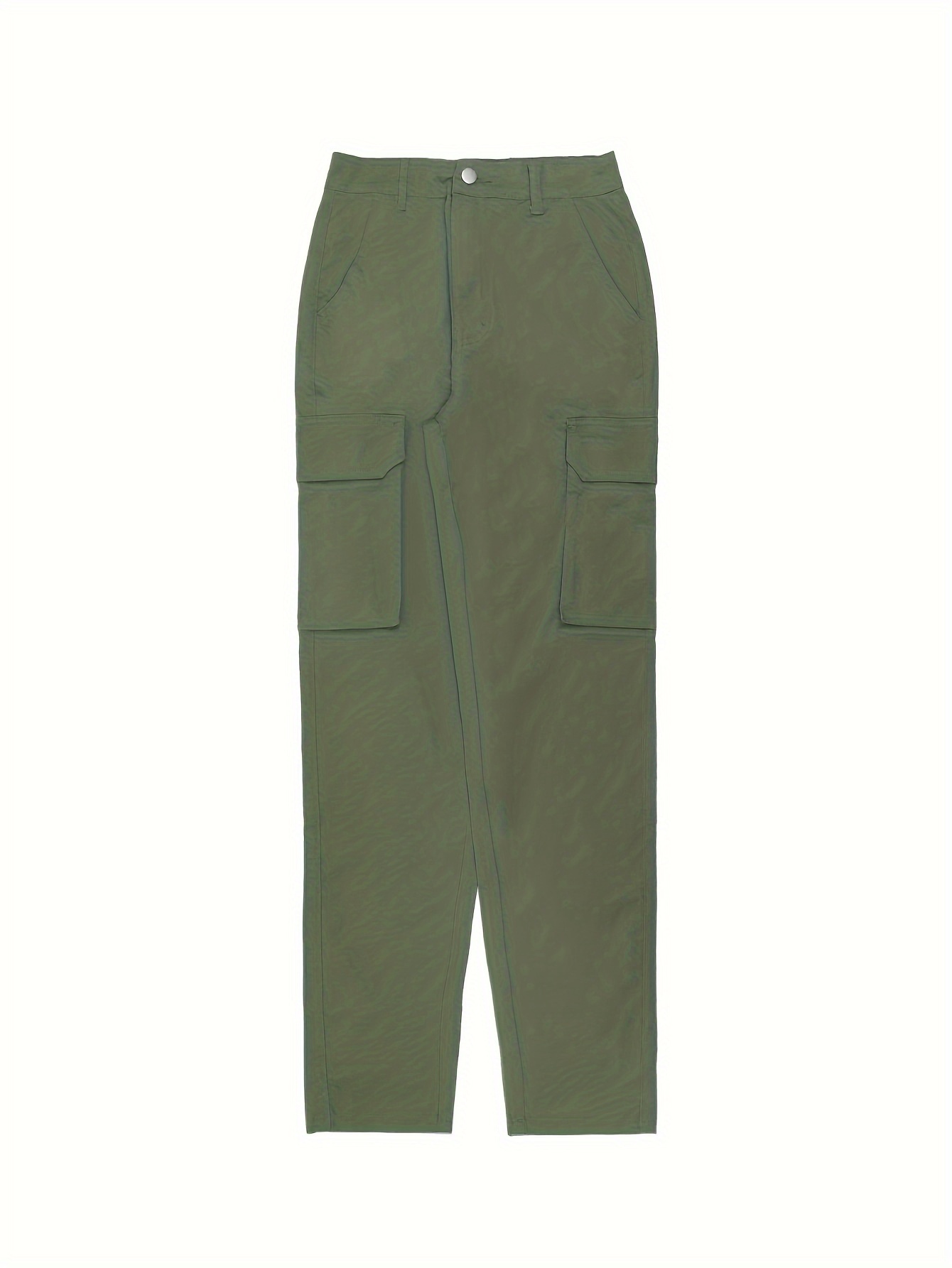 カーゴパンツ オリーブグリーン 複数ポケット
