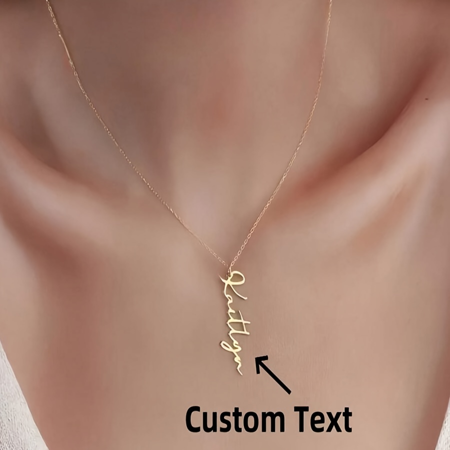 Personalized Golden & Silver Name Necklace — Everyday Wear
