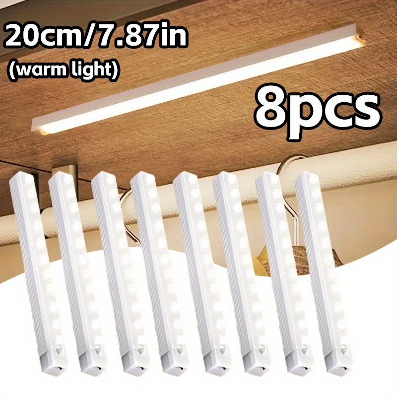 Spacnana Unterschrank-Sensorlicht - Kabellos, Wiederaufladbar, Dimmbar, 3 Farben, 40 Cm