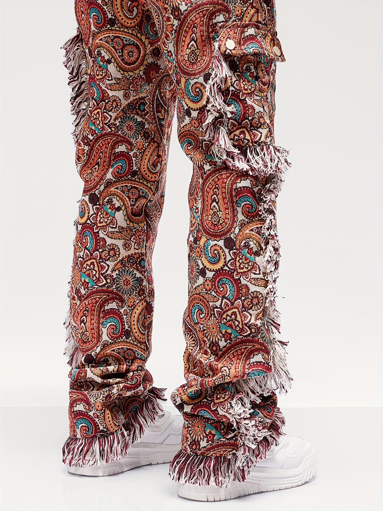 ＊韓国＊［FRAGFARM］Butterfly Floral Pants 3color SWF Floral Straight-Leg Pants | Saks Fifth Avenue