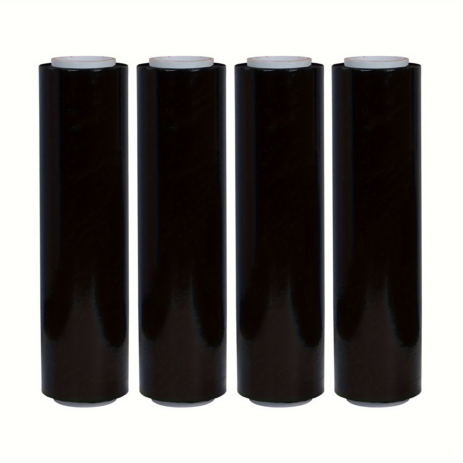 

Industrial-strength Black Stretch Film, 18"x1500" Roll - Thickened Packaging Wrap For Furniture, Pallets & Moving Supplies, Waterproof And Cold Resistant