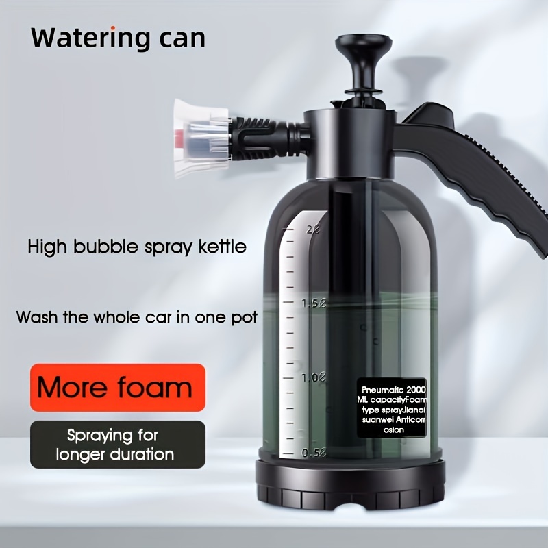 1pc Handheld Car Wash Foam Sprayer, Garden Plant Watering Sprayer, Foam  Bottle And Pressure Sprayer For Home And Car Use