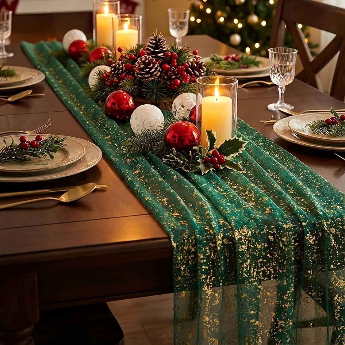 holiday table runners sold on Temu Australia