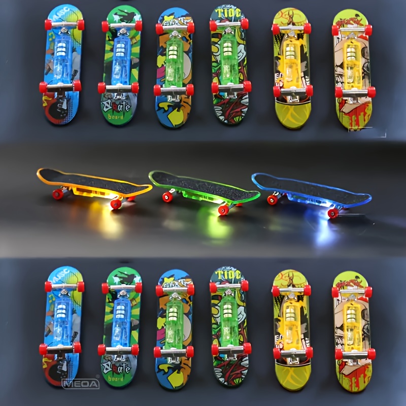 Skateboard à doigt en bois, bricolage, pièces techniques de parc