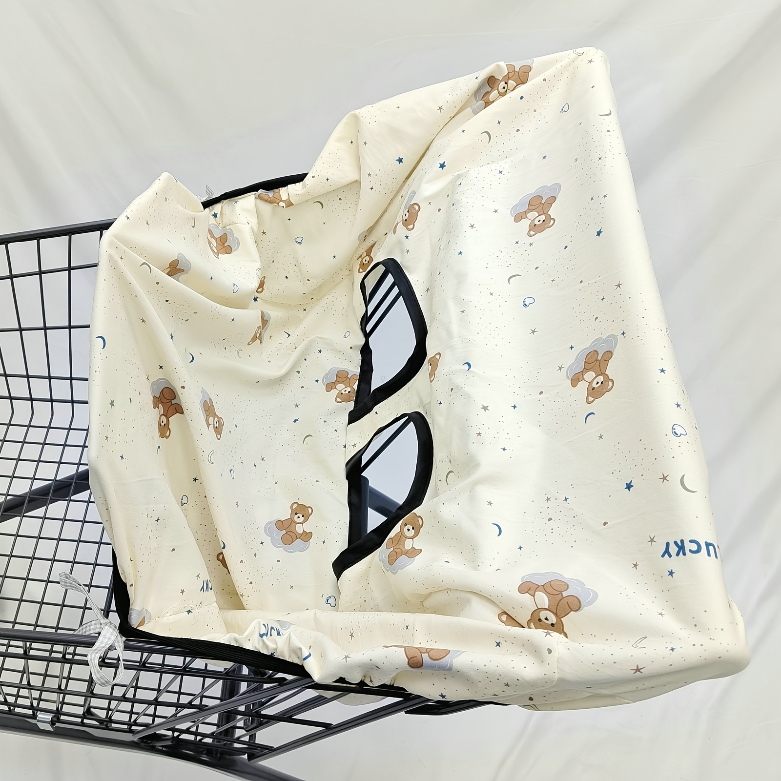 Comfortable Woven Polyester Shopping Cart Cover, Machine Washable, 2-in-1 Portable Hand Truck Cushion, Soft And Comfortable, Suitable For Halloween, Thanksgiving And Christmas Gifts