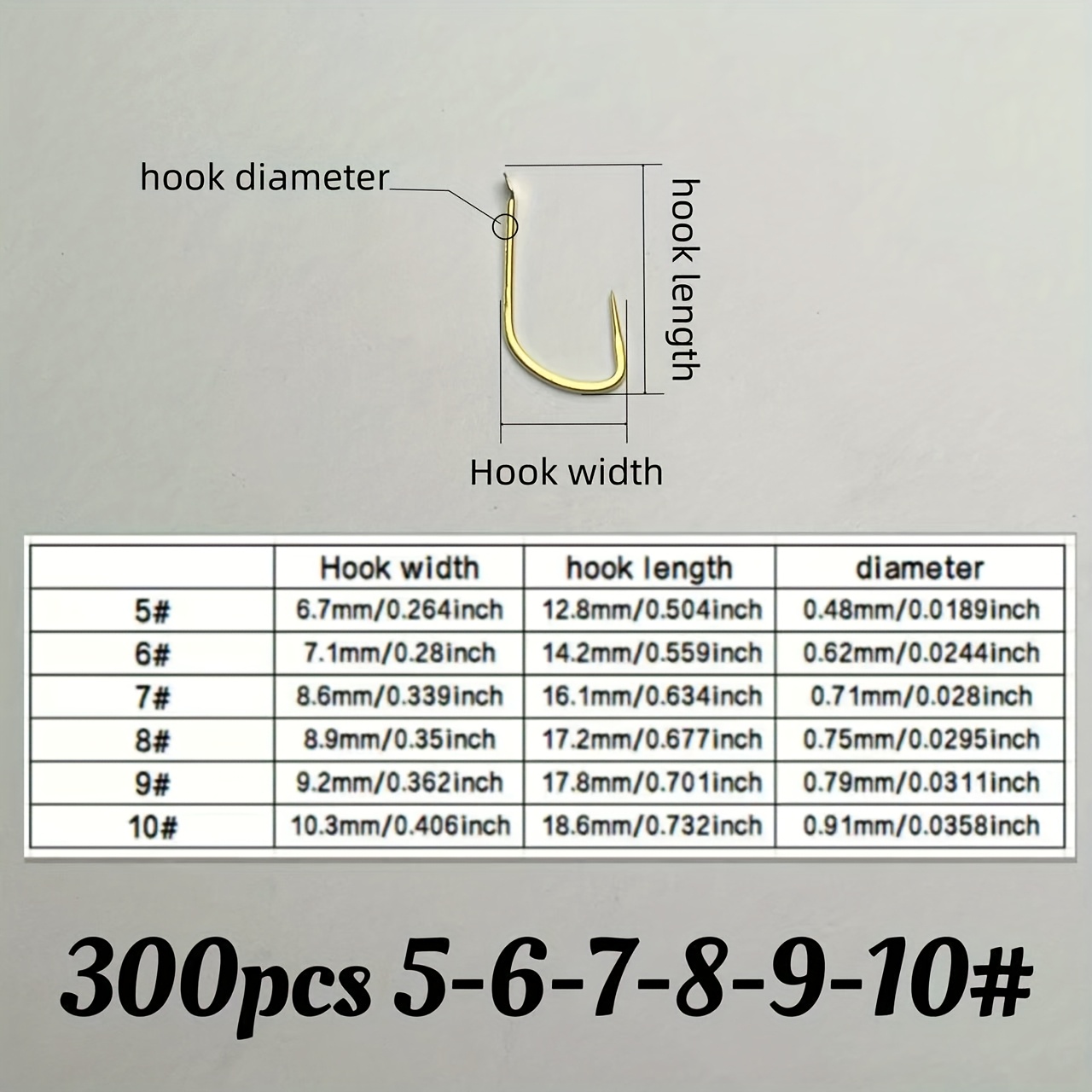 300pcs/box Set Special Competition Competitive Wolf Tooth Fishing Hook New Improved Carp Horn Hook No Barbs Carp