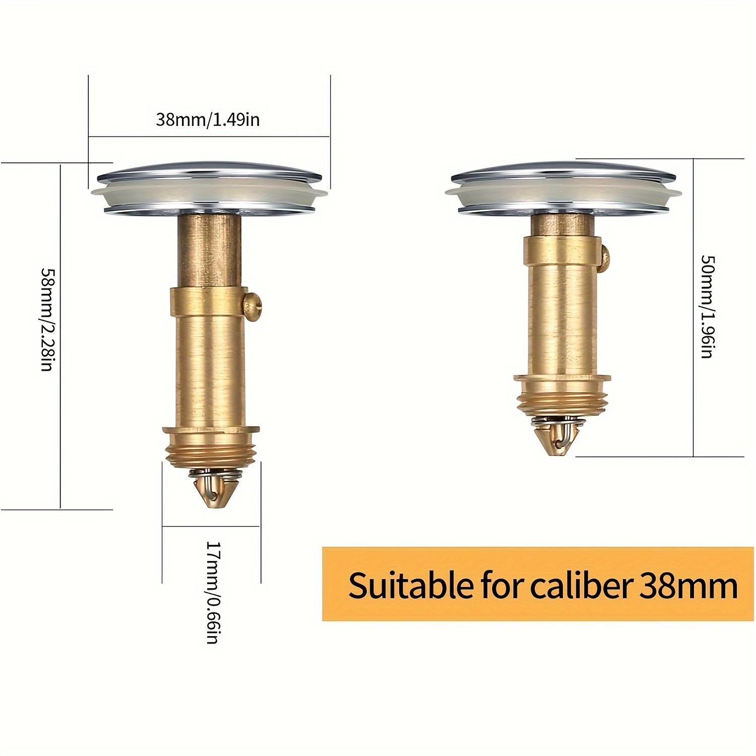 Unlacquered Brass Plug For Sink hotsell Hole