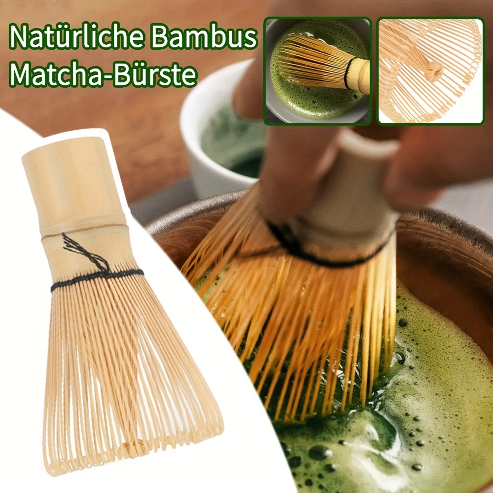 *. Bambus-Schneebesen fr Matcha * grner Tee-Pulver-Mischer und Rhrer,  wiederverwendbare Tee-Schneebesen-Werkzeuge zur Zubereitung von Matcha