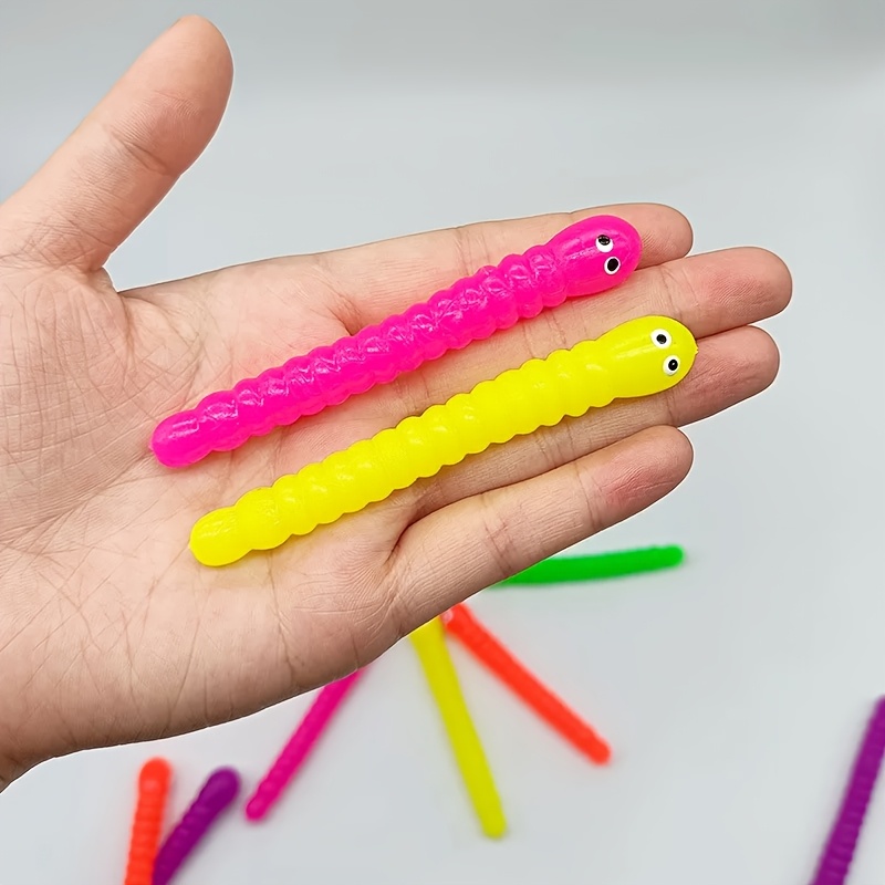 10pcs colorful caterpillar fidget toys party - Temu