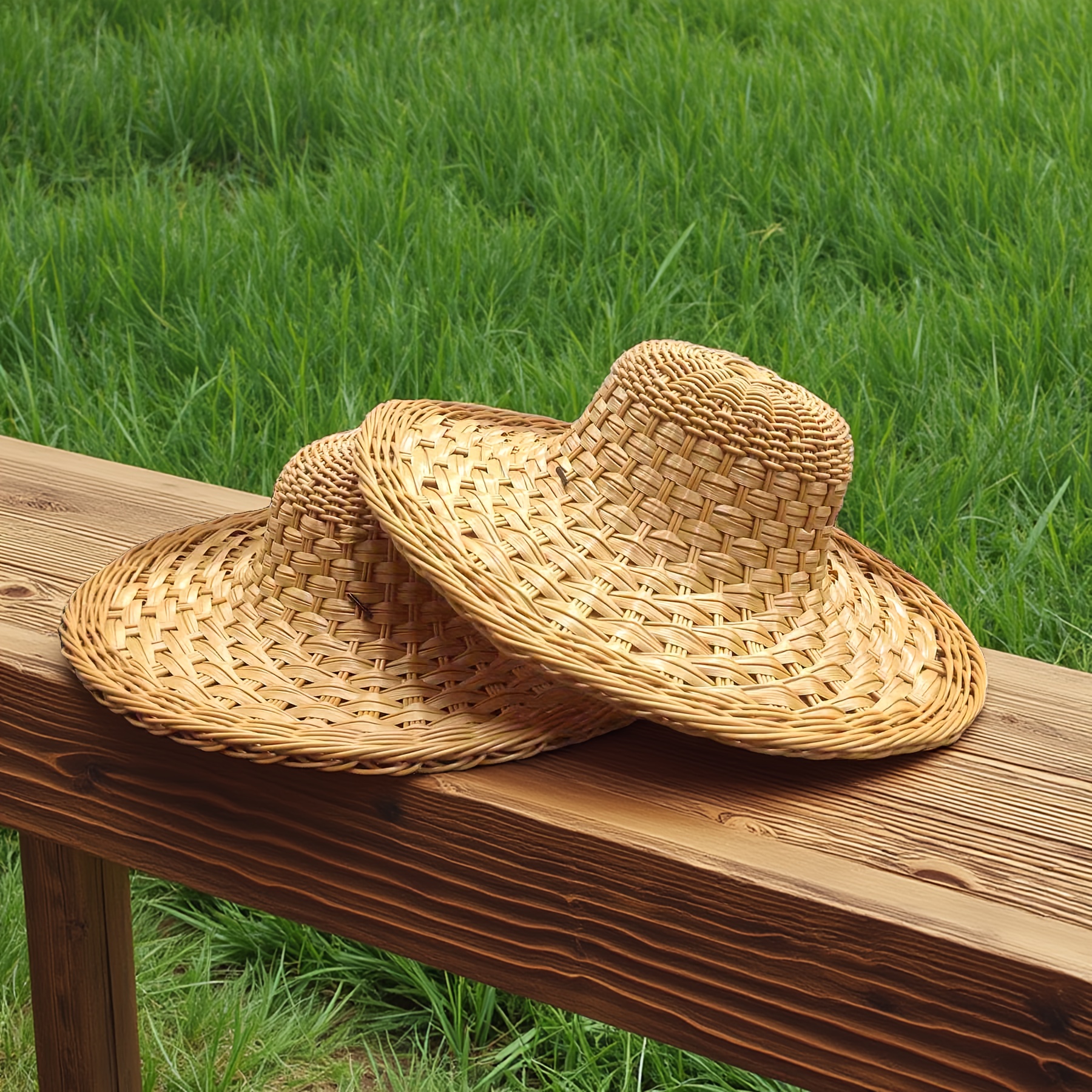 TEMU 2pcs Handmade Cool Hats/fishing Hats/camping Hats/garden Hats/camping Yard Outdoor Garden Use/thanksgiving/halloween/christmas//valentine's