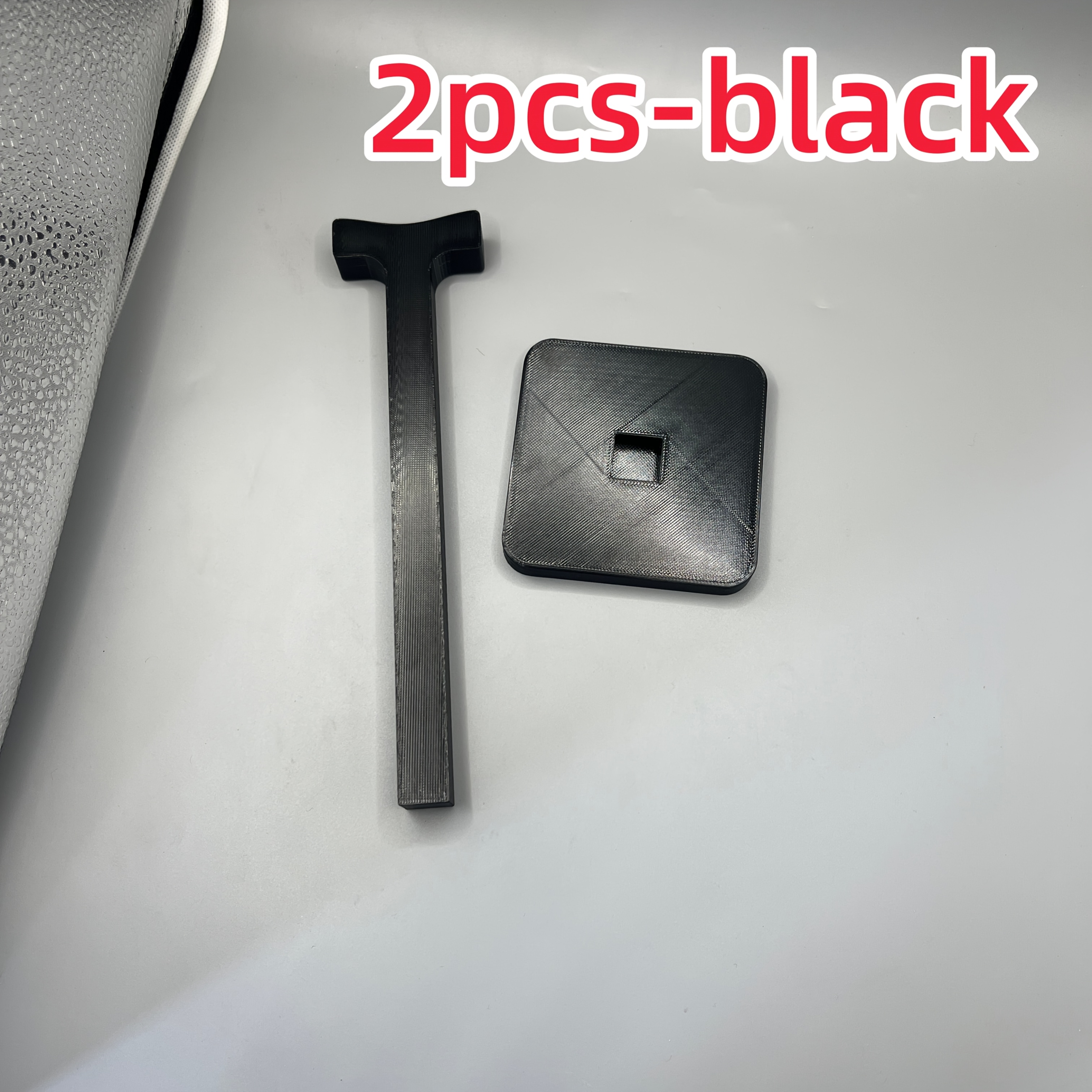 TEMU Black Headphone Stands, 2-in-1 Headset Holders, Detachable T-shaped Over-ear Headphone Stands, Desktop Headphone Storage Racks, Suitable For