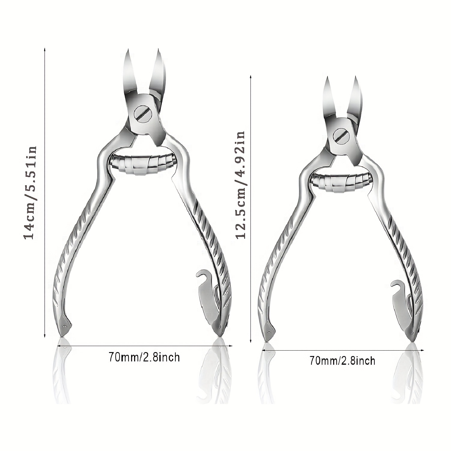 Toenail Clippers Thick Ingrown Nails Stainless Steel Toe - Temu