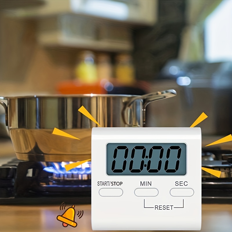 1pc digital kitchen timer cooking timer for cooking baking sports games office kitchen tools gadgets kitchen timers accessories