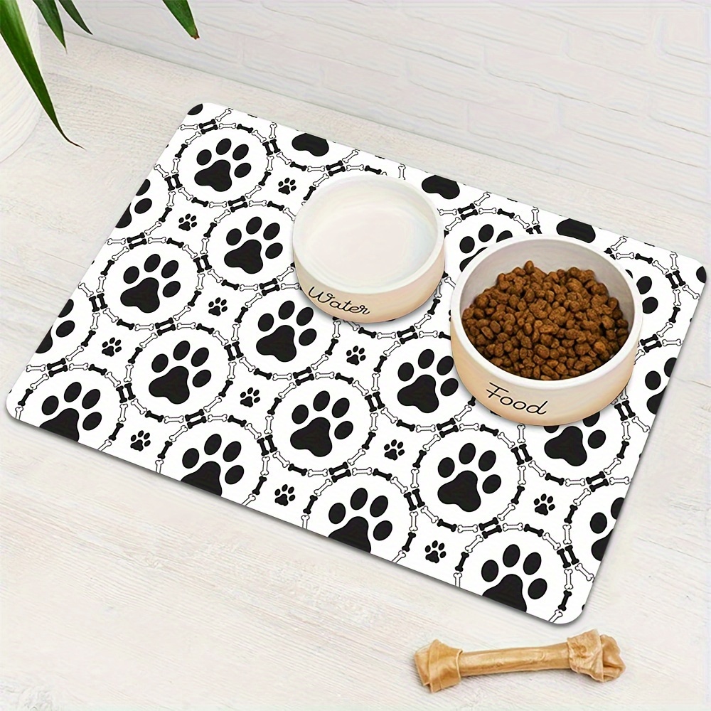 Non-slip Leathaire Bath Rug For Pets With Rubber And Diatom Mud Backing ...