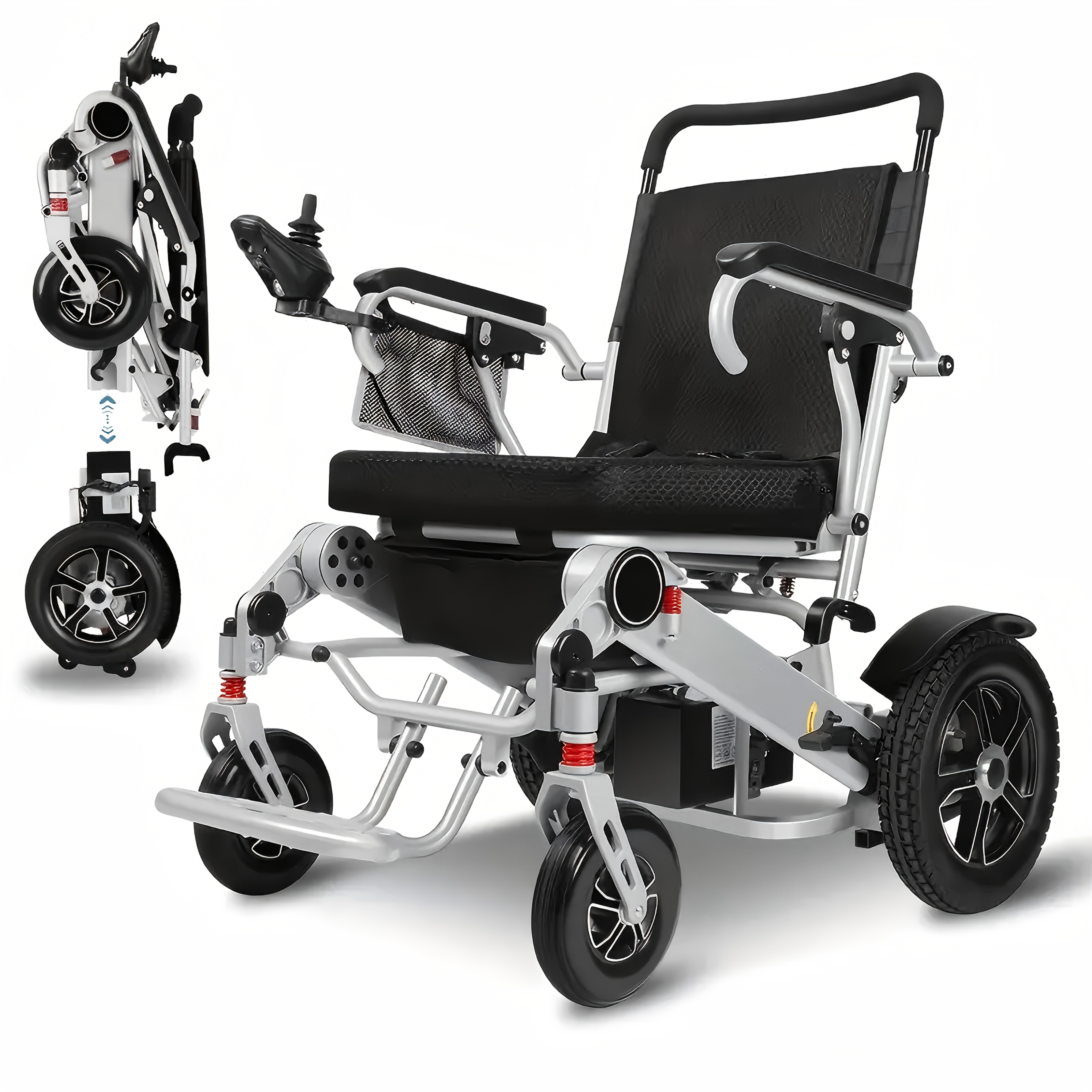 electric wheelchair mobility scooter for seniors 300 500w high power 13     lightweight and foldable 350 lbs weight capacity Product details 11
