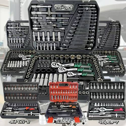 item picture car maintenance tool set auto repair wrench multipurpose ratchet tool set ratchet torque wrench and screwdriver portable vehicle and bicycle repair tools ideal gift for mechanics and mechanical diy enthusiasts mechanic tool set