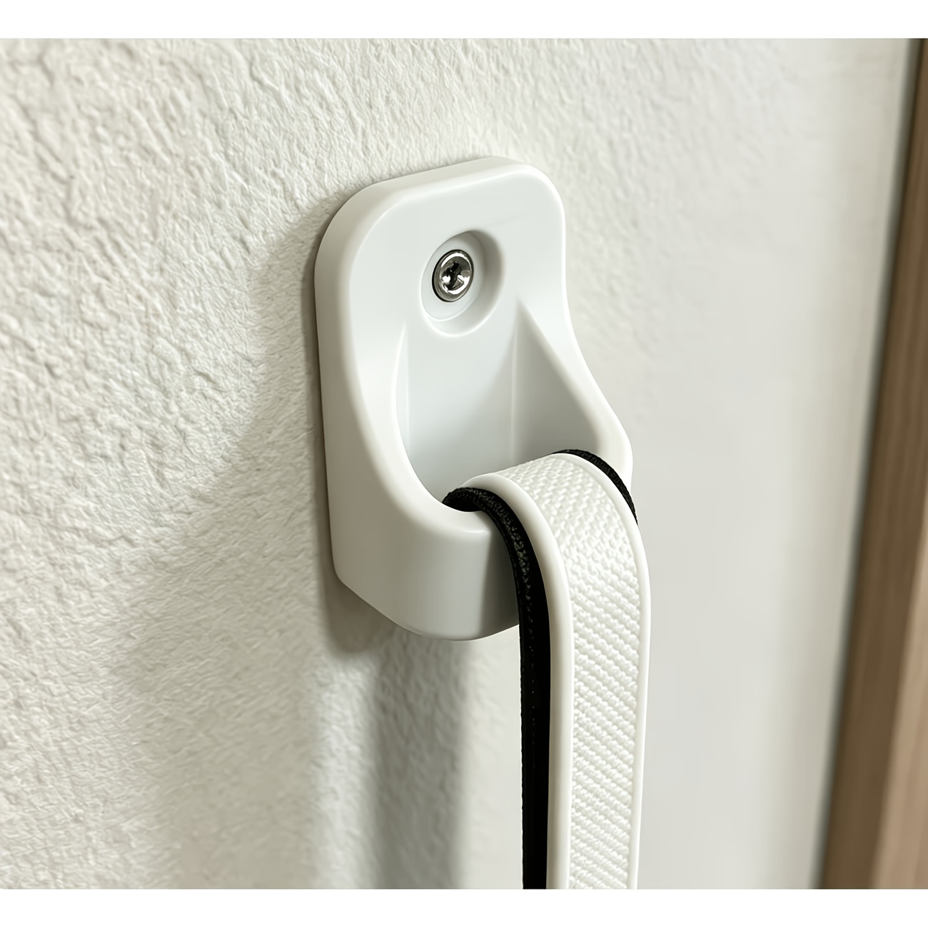 TEMU 1pc Shoe Horn Hook, Screws Not Included. Mounted Entryway Shoe Cabinets, Behind Bathroom Doors, In Walk-in Closets And Dorm Bedheads. Keep Your