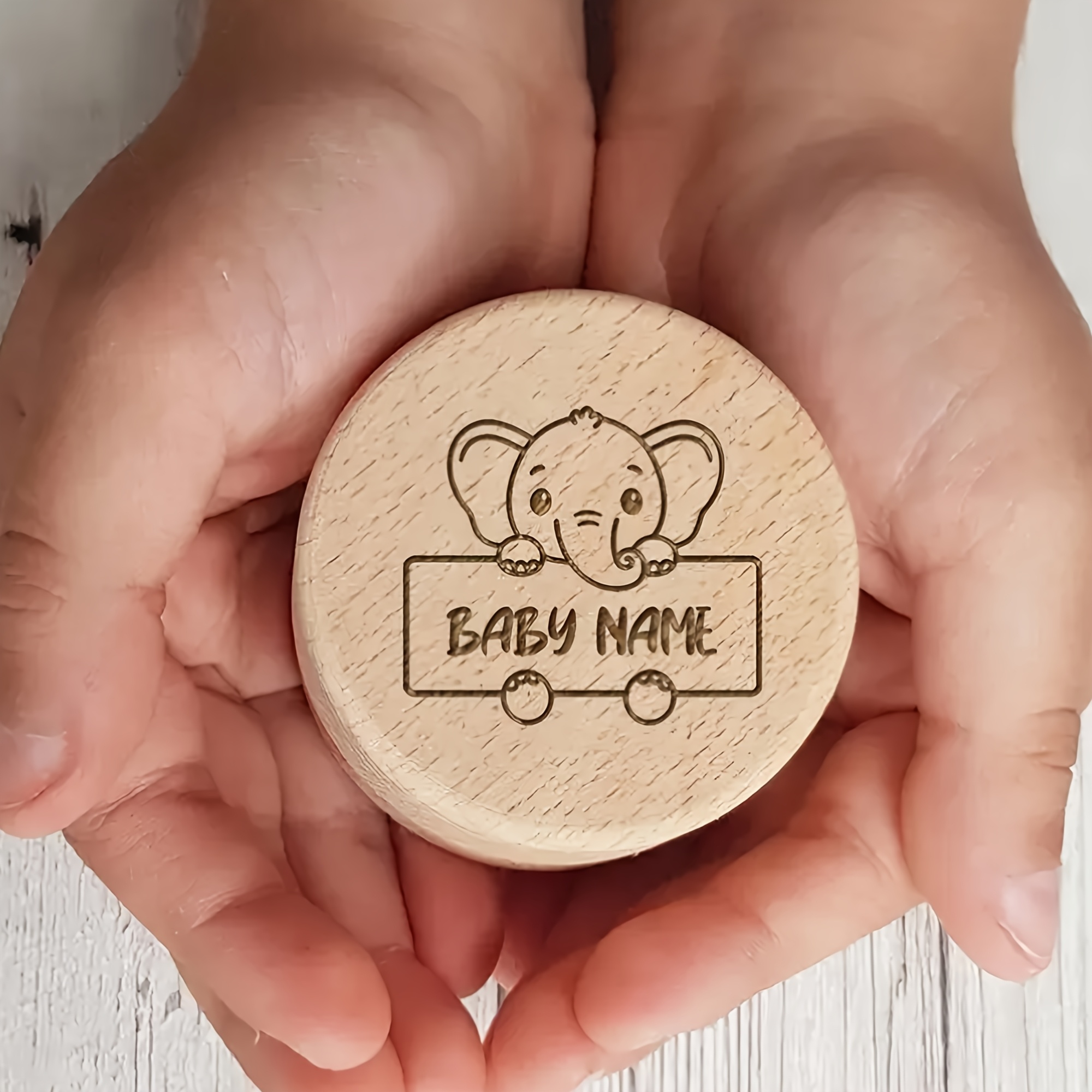 Custom Name Tooth Keepsake Box - Wooden Memory Box With Animal Designs, For A , Featuring A Tooth Box, Tooth Box, And Little Bear Tooth Box, Ideal For Christmas Gifts