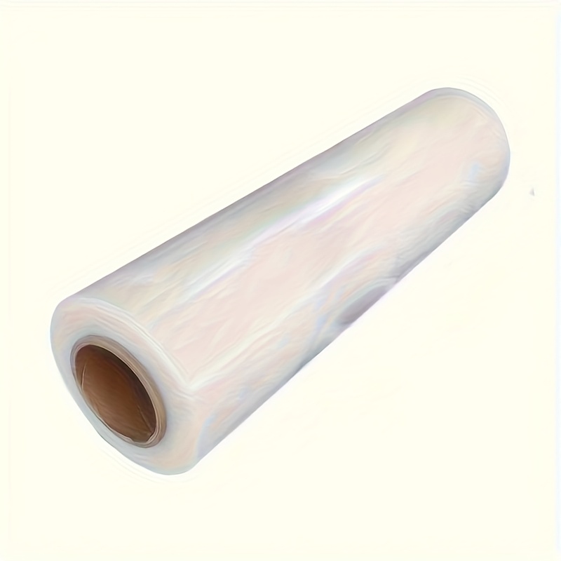1 Roll Of Stretch Film With -meter Stretch Length, Heavy-duty Transparent Packaging Film, Suitable For Packaging, Industrial Storage, Moving, And Transportation