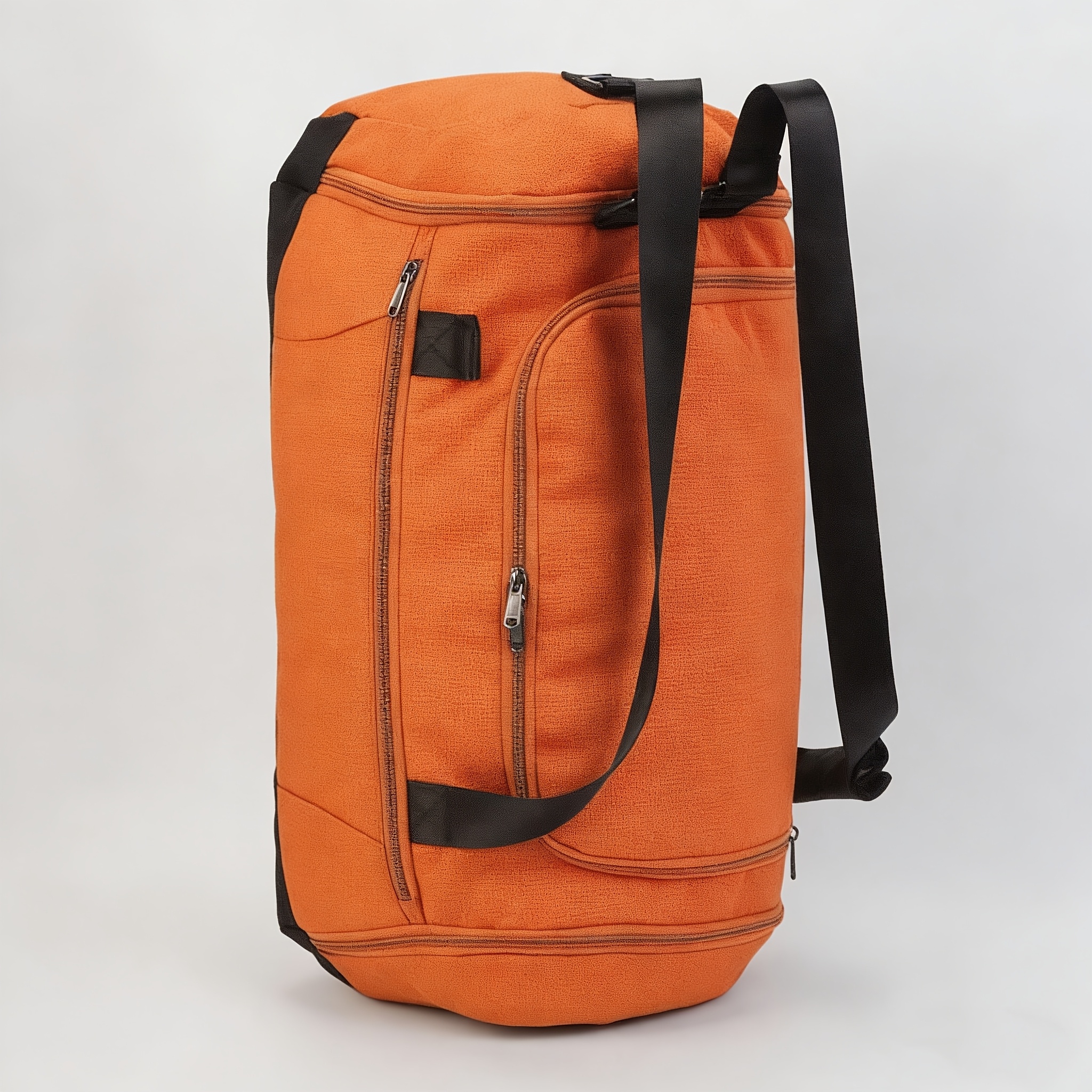 Image of Gym Duffle Bag Mens Backpack Convertible 43l Large Capacity Workout Bag Sport Gym Bag Durable Multi-pocket Workout Travel Duffel Backpack