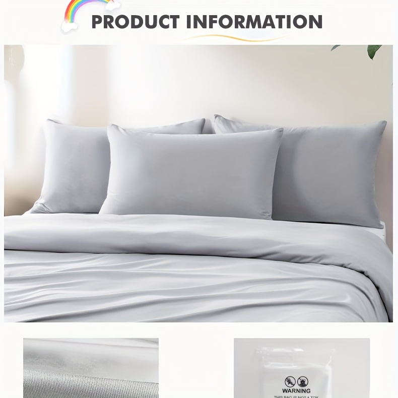 grey universal pillow protector cover water resistant stain resistant   machine washable   polyester woven fabric 105gsm for   dorm use details 6