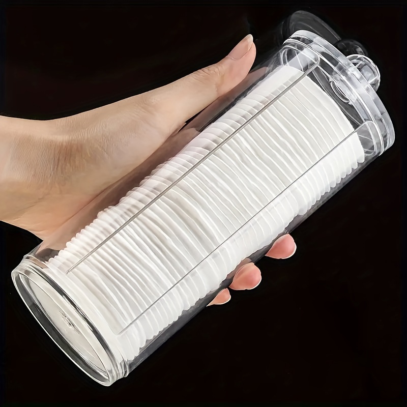 Transparent Plastic Swab Organizer, Dustproof Acrylic Storage Box For Makeup And Stationery, Design For Desk Organization, Makeup Storage|transparent Organizer