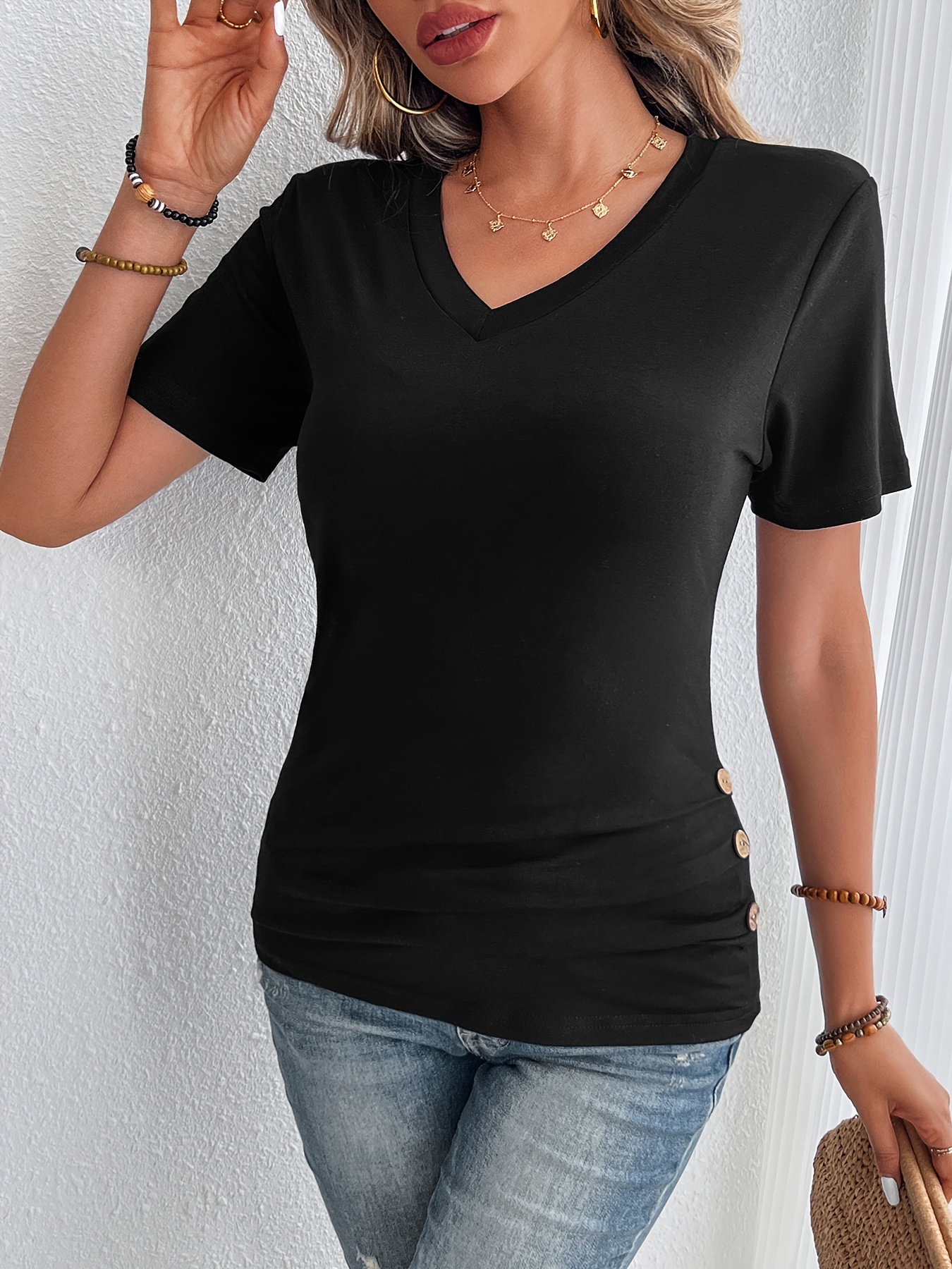 fancy v neck t shirts