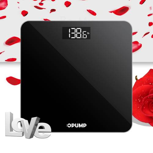 digital bathroom scale electronic weight scale accurate safe easy to read high capacity with backlit hd lcd display 400 lbs capacity switchable between kg lb st 3 aaa batteries