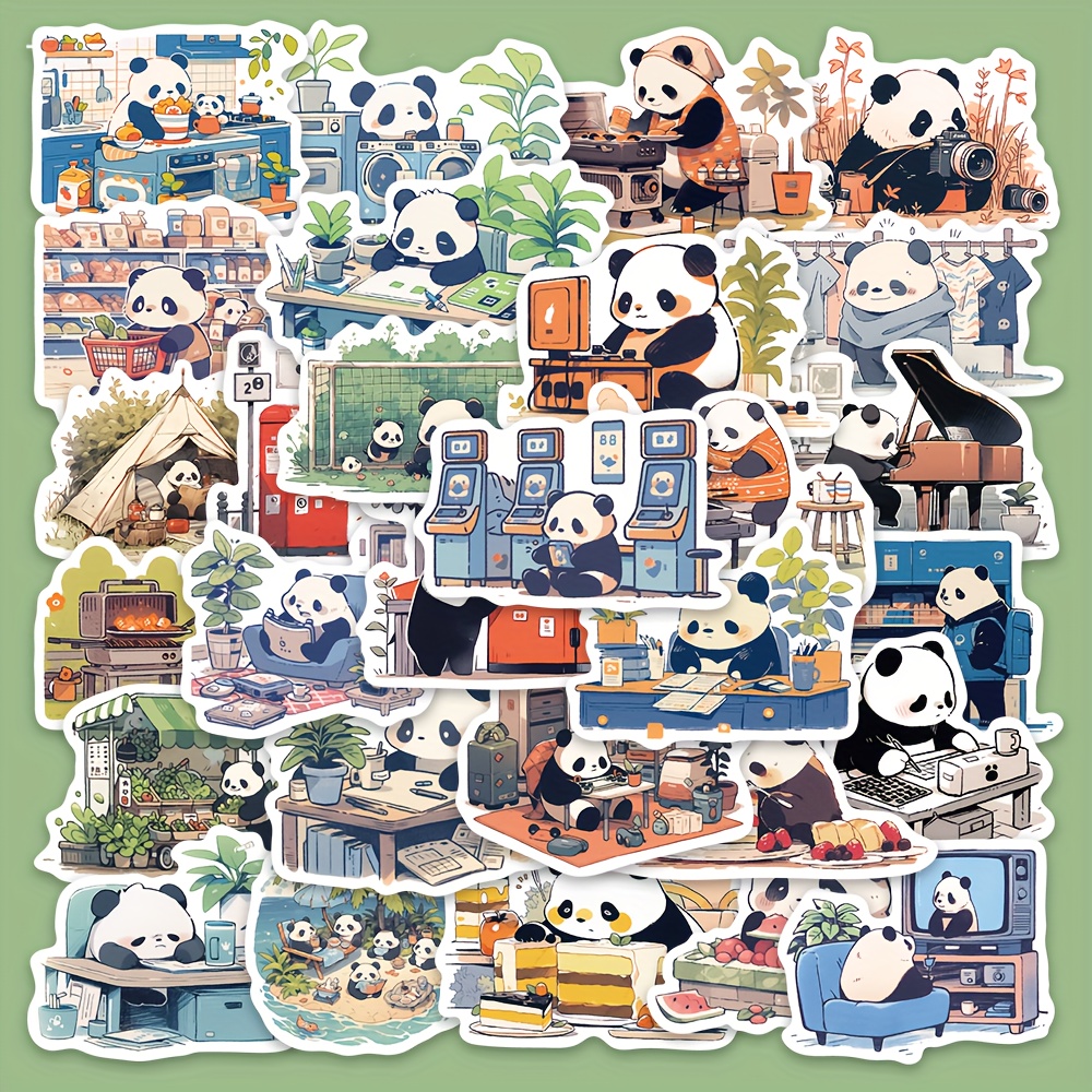 panda stickers sold on Temu Australia