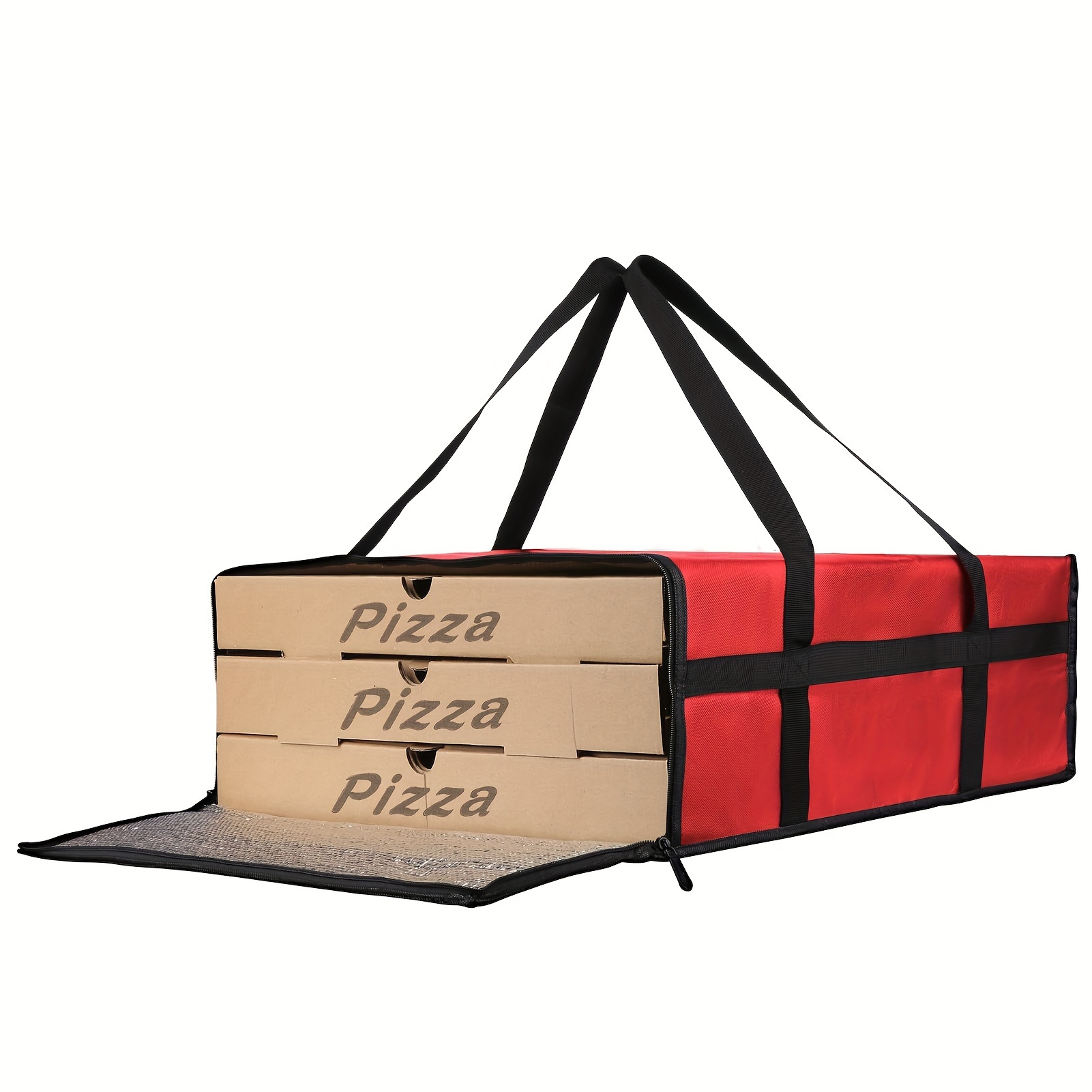 

Pizza Bag For Delivery Bag Pizza Carrier Insulated Bags Large For Deliveries, 20x20 Inch Inches 20 In Food Bag For Personal And Professional Use 18 Red